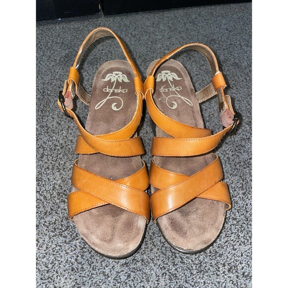 Dansko Shoes - Dansko Frida Wedge Sandals Size 38 (U.S 8) Burnt Orange